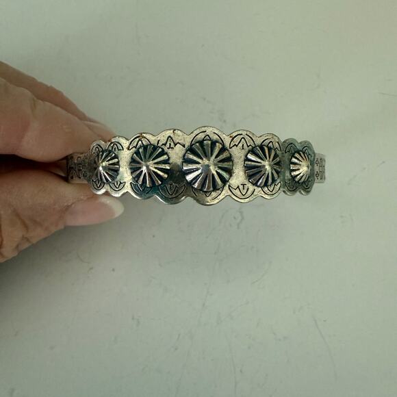 Vintage Turquoise Bracelet Lot, circa 1970's, Native American Unsigned - Picture 15 of 16